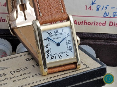 Rare Vintage Cartier tank Normale mk1  from the 70's