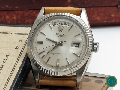  Rare white gold Rolex 1803 Day-Date  from 1963.      