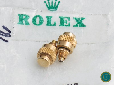 Super Rare 18k Gold MKI Millerighe Pushers for Rolex daytona 6263 and 6265