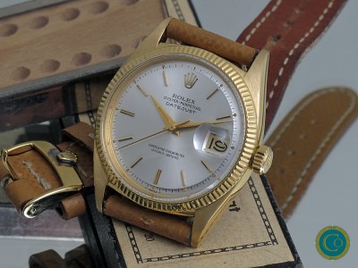 18k gold Rolex 6605 Datejust in mint condition!!