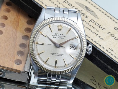 Early Rolex 1601 Datejust with swiss radium dial from 1961