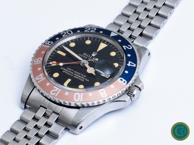 Rolex 1675 GMT-Master gilt dial from 1966 in untuched condition!!