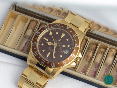 Yellow gold Rolex 1675/8  GMT-Master in mint condition!!