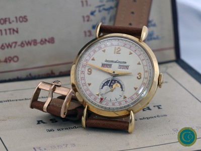 Jaeger LeCoultre Triple Calendar Moon Phase ref.14008/1