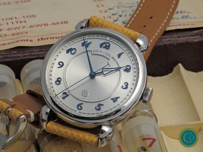 Ophion OPH 786 Vélos – Early Special Order with a Rare Brushed Radial Silver Dial