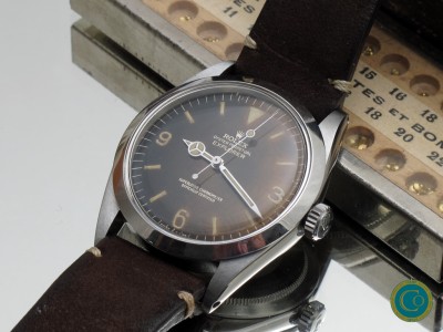 Rolex 1016 tropical gilt dial explorer from 1966